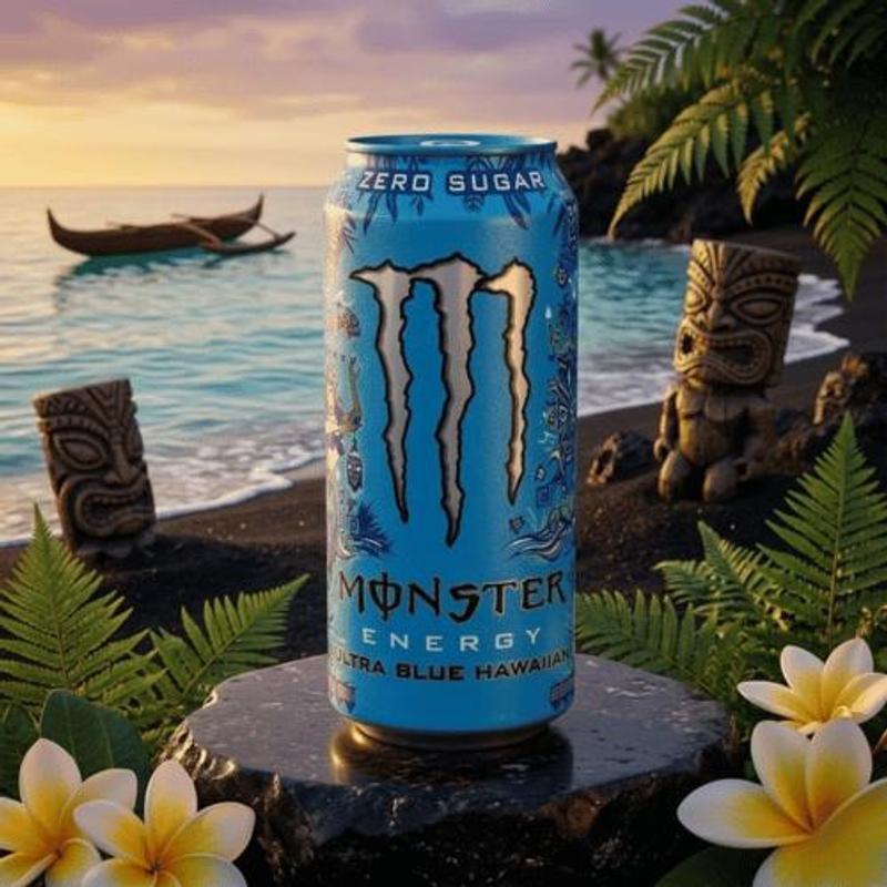 Monster Ultra Blue Hawaiian 473 Ml