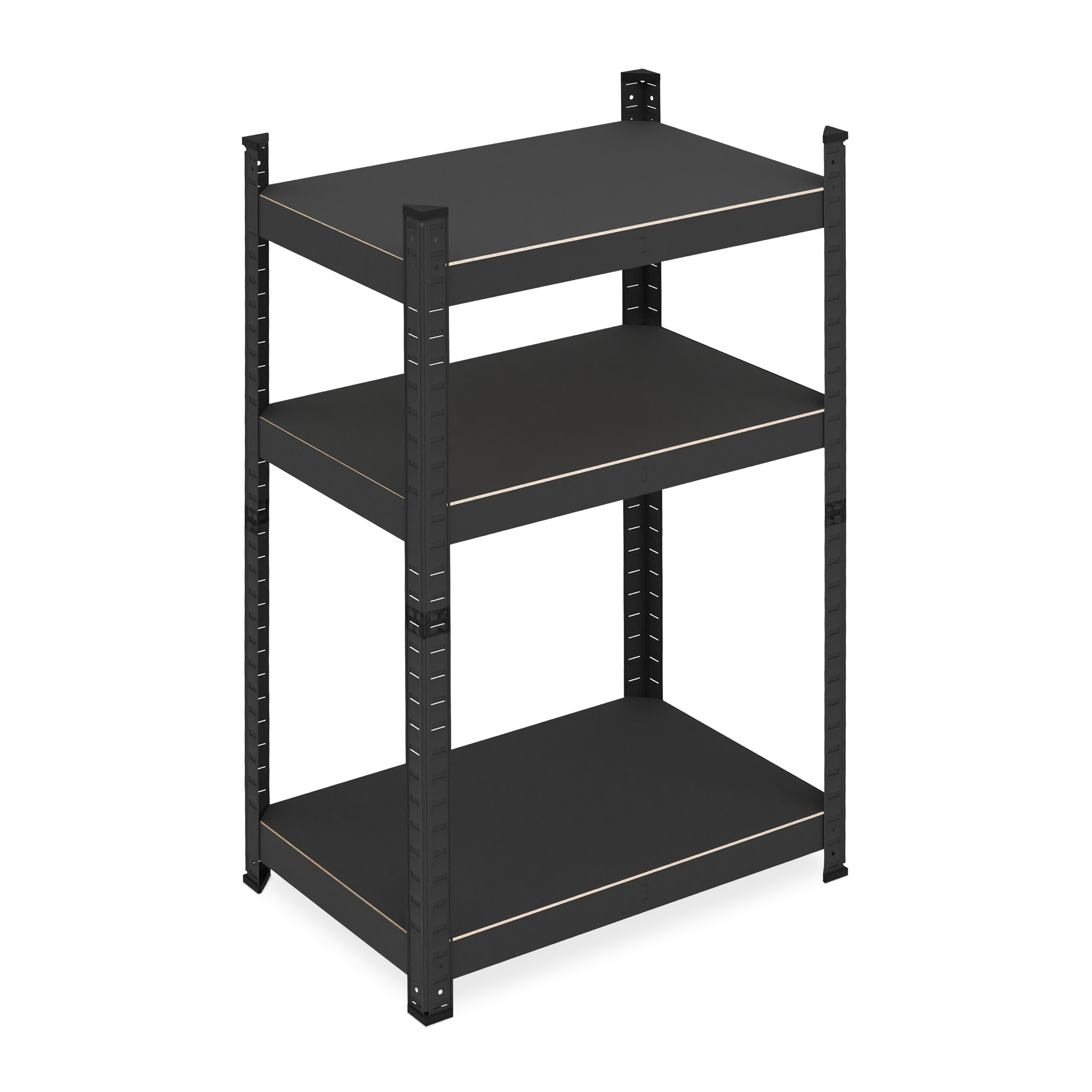 Heavy-duty Shelf In Black - (w)60 X (h)90 X (d)40 Cm