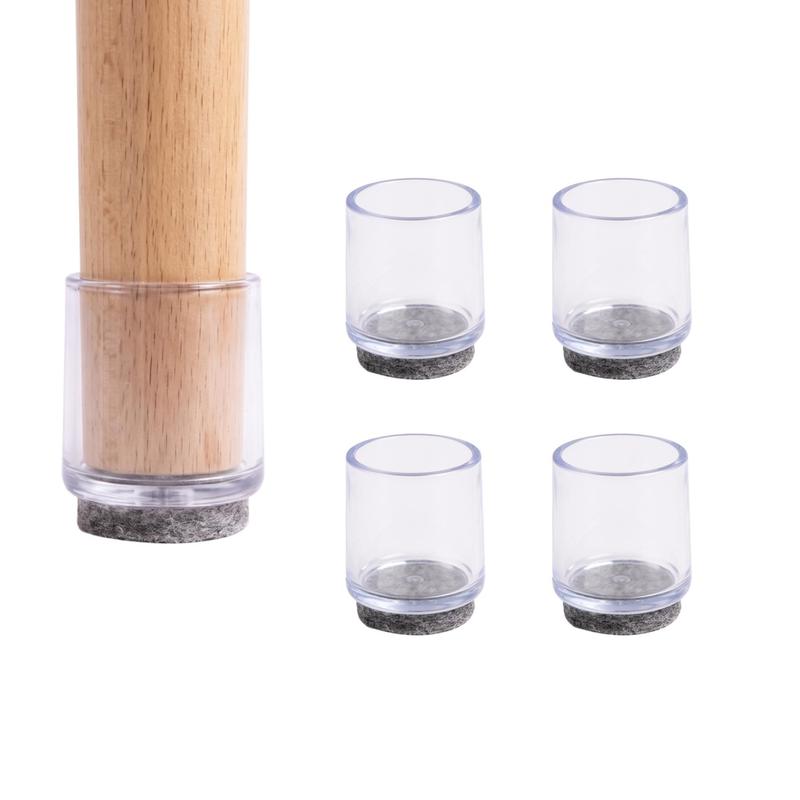 TEMU Salvapiedi per gambe di sedia in silicone con , 16 mm, 4 pz