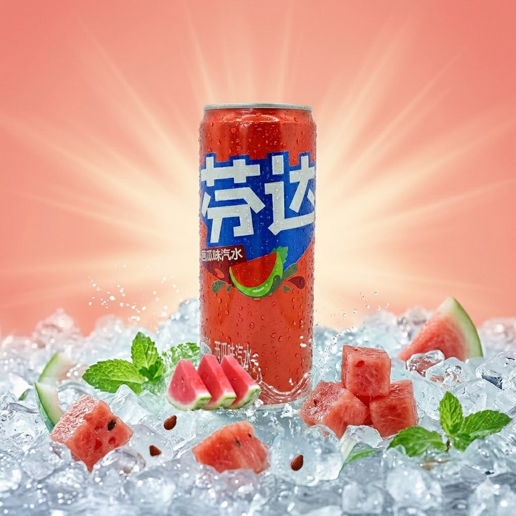 Watermelon 0.33l Can – Refreshing Watermelon Flavored Beverage