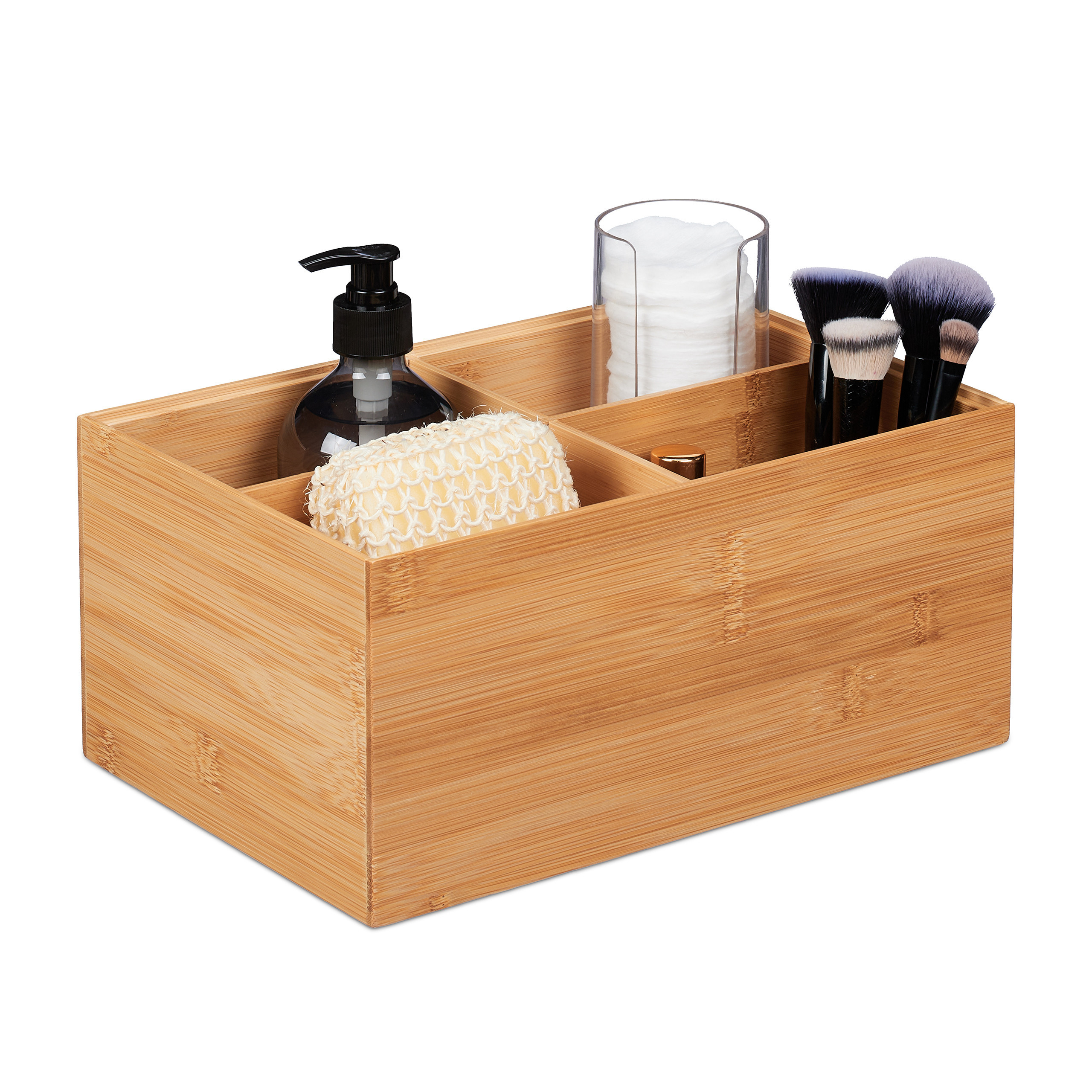 Natural Storage Box - (w)30 X (h)14 X (d)20 Cm