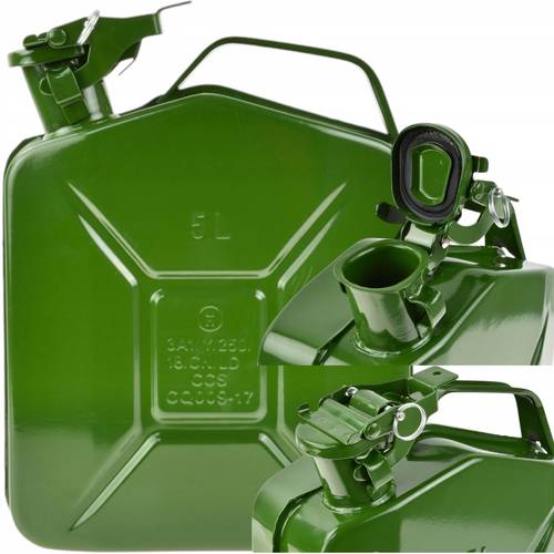 Metal Canister 5L Steel for Fuel G03230