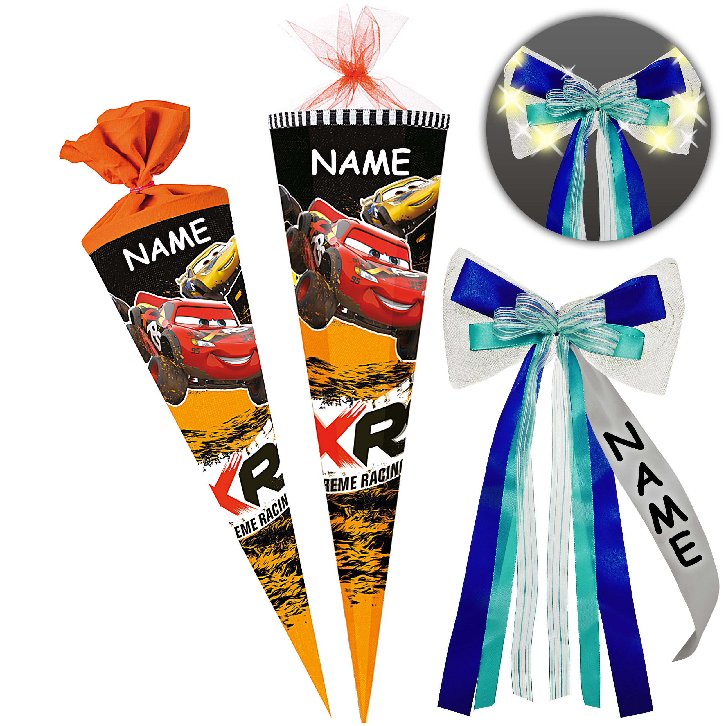 Stable Tip - Made Of Plastic - Accessories Selectable - Suitable For - Cars - Xrs Racing - Car - 70/85 Cm - To...
