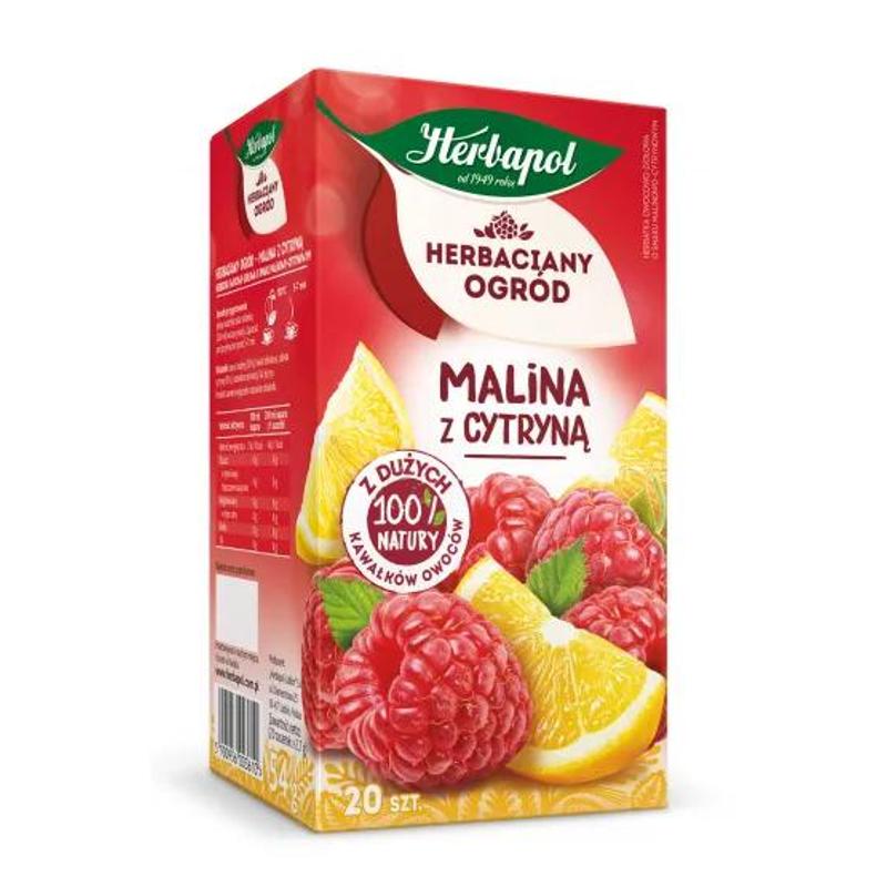 Herbapol Herbal Garden Raspberry And Lemon Flavored Fruit Tea 54 G