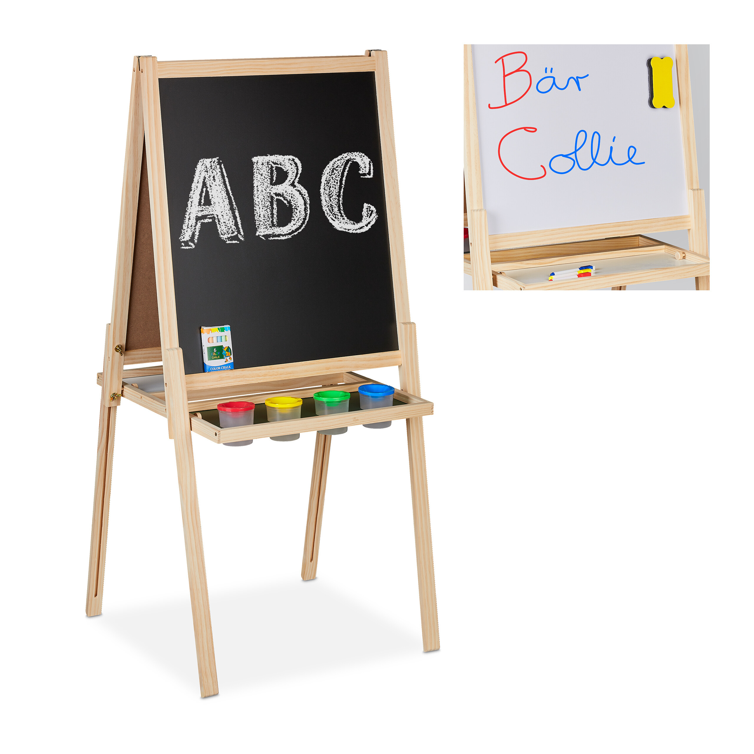 2 in 1 childrens table with accessories