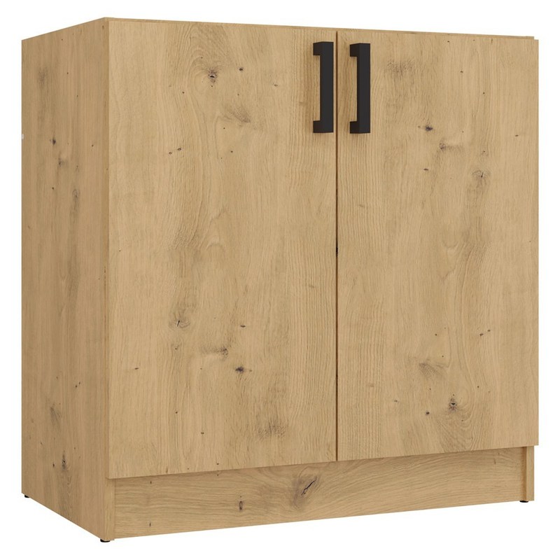 Artisan Oak Under-sink Cabinet, 80 Cm, 2 Doors