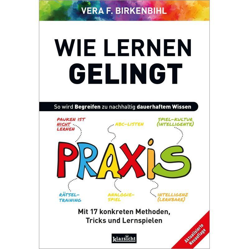 Image of How Learning Succeeds - With 17 Concrete Methods, Tricks, And Learning Games - Vera F. Birkenbihl - Paperback - 128 Pages - German - 2025 - Klarsicht Verlag - Ean 9783985842551