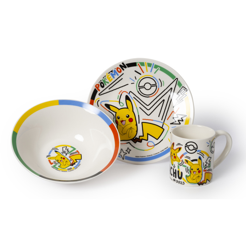 Image of Pokémon - Rainbow Pikachu Breakfast Set