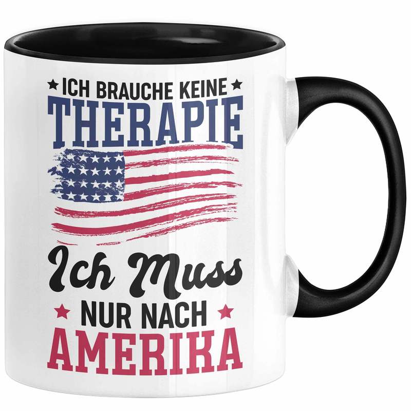 Image of Usa Mug Gift - America Gift Idea For Year - United States Of America - 't Need Therapy