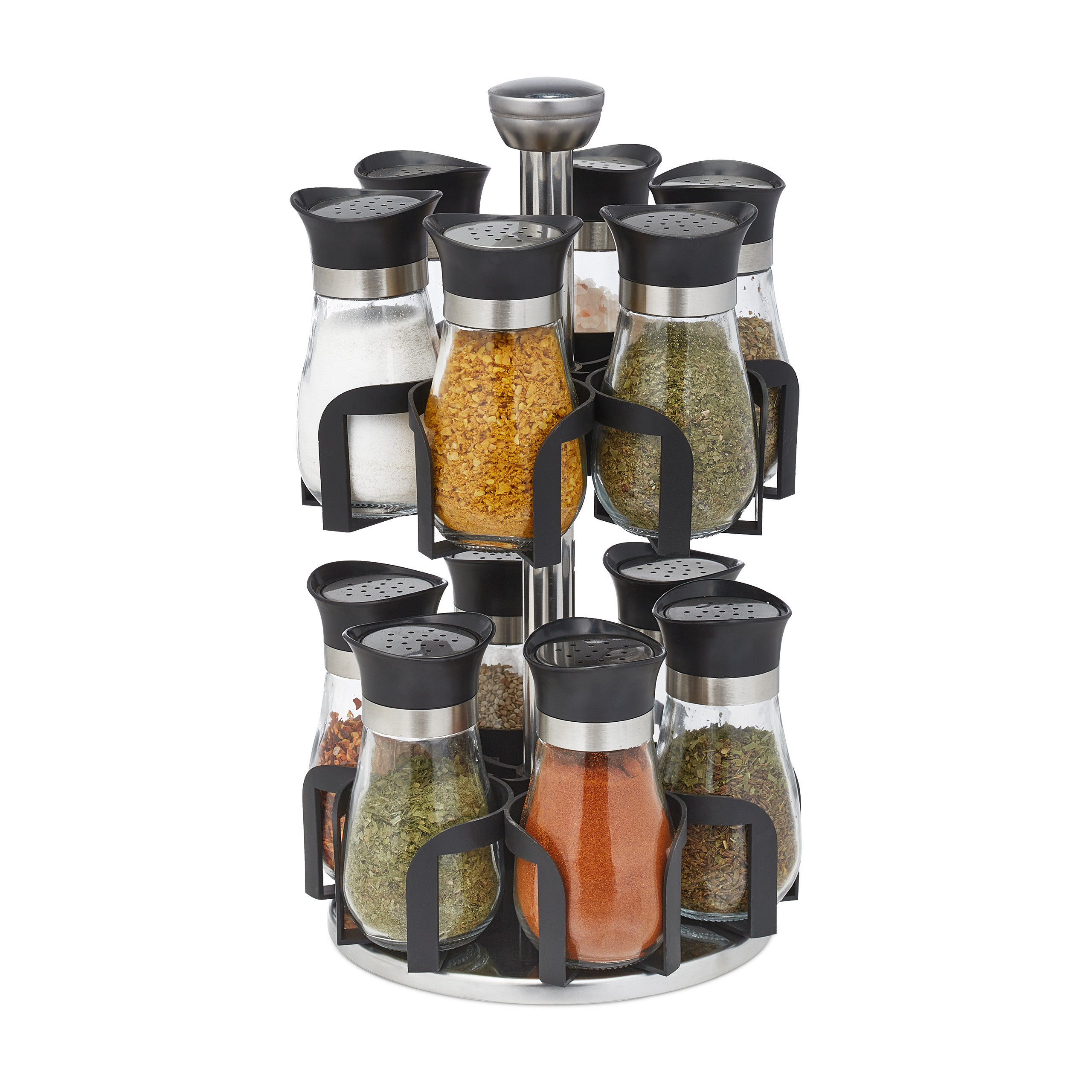 Spice Carousel In Silver/black