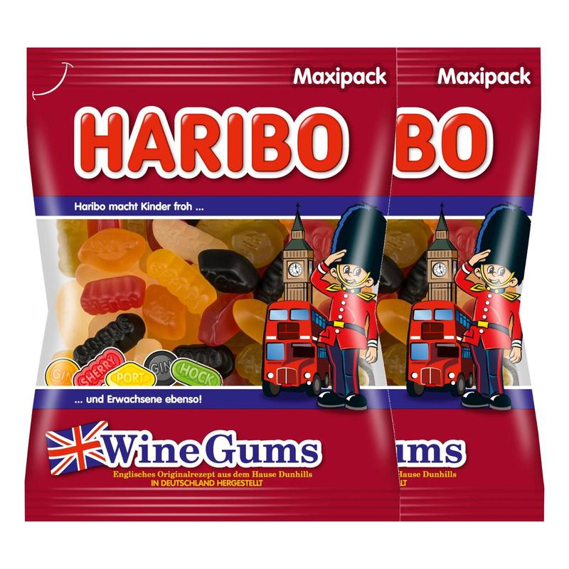 2x Haribo Wine Gums 500g (2x500g)