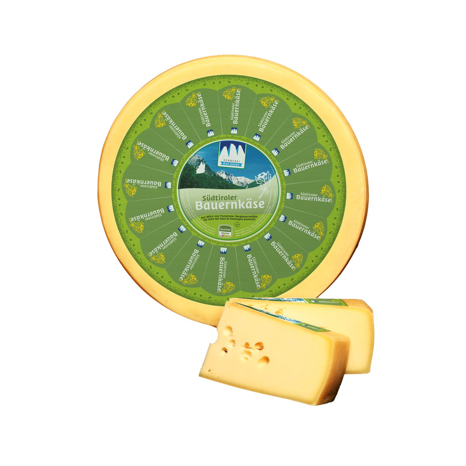 Image of South Tyrolean Mountain Cheese Dairy 3 Peaks Approx. 500 Gr.