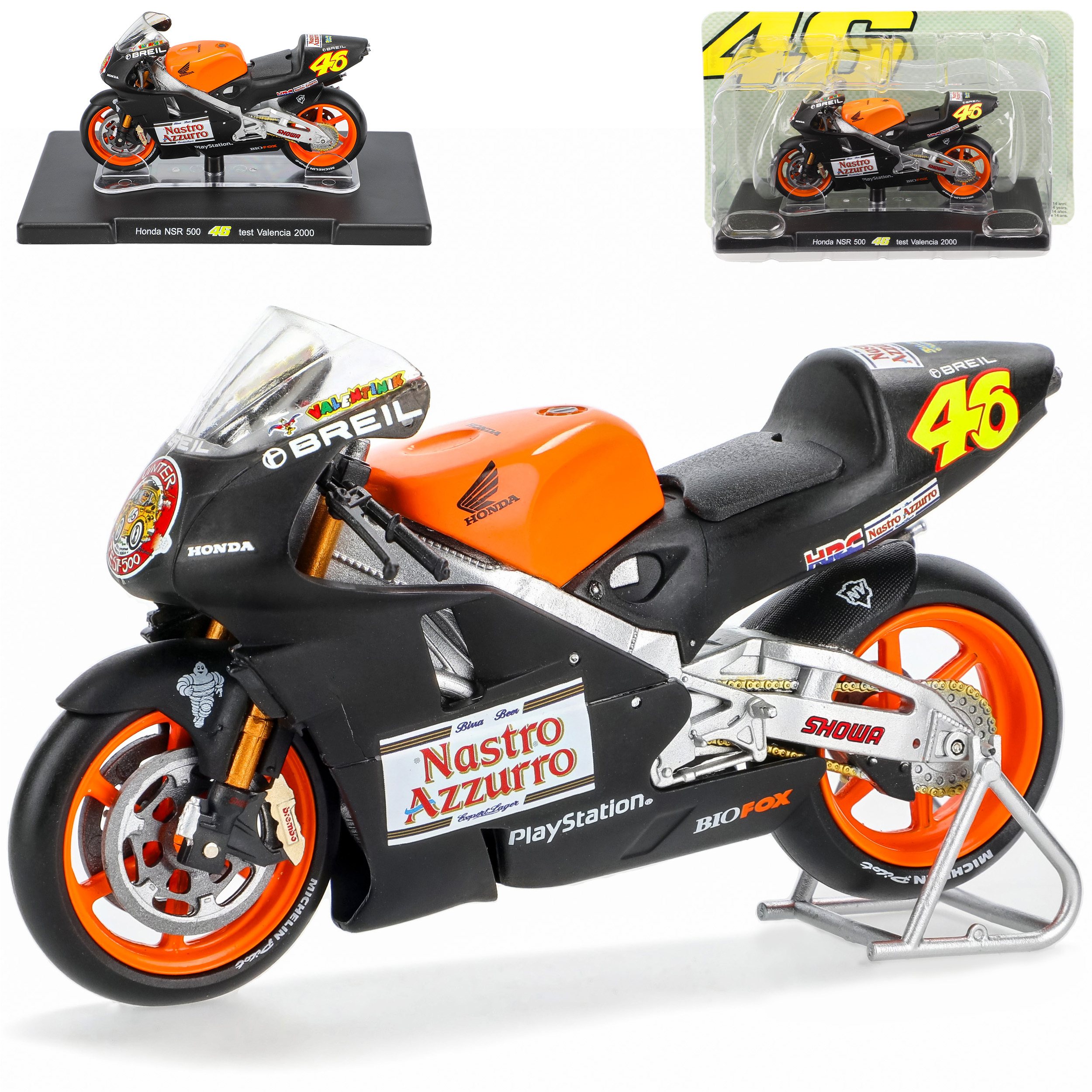 2000 Nsr 500rossi Test With /18 Ixo Model Motorcycle