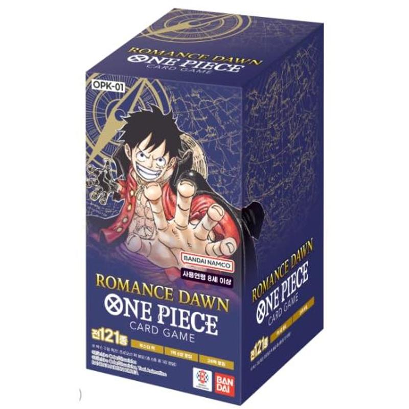 E-shop Bandai OP-01 Dawn – One Piece Card Game (24 Packs à 6 Karten, chinesische Version)