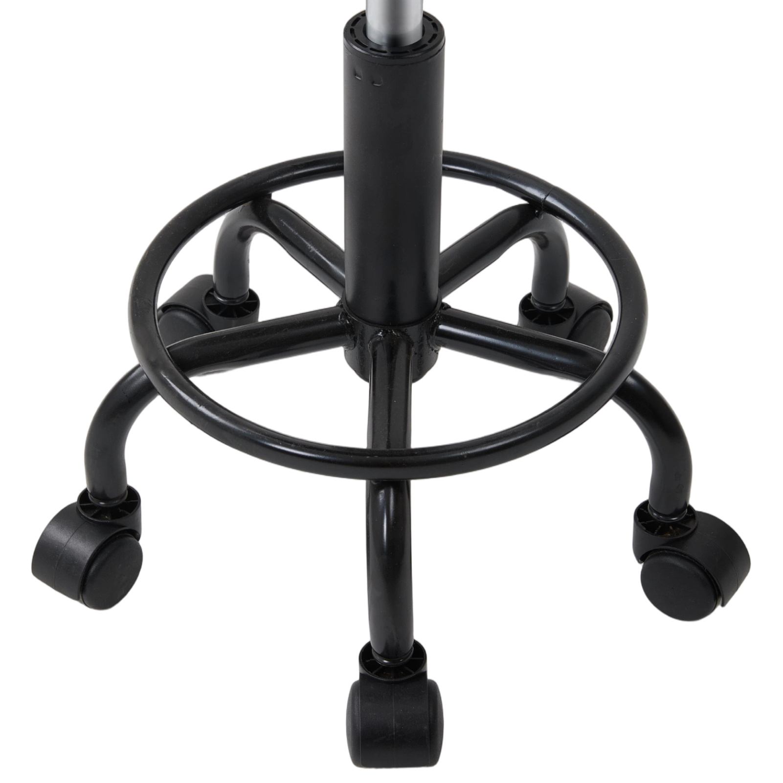 Height Adjustable Swivel Makeup Stool on Wheels