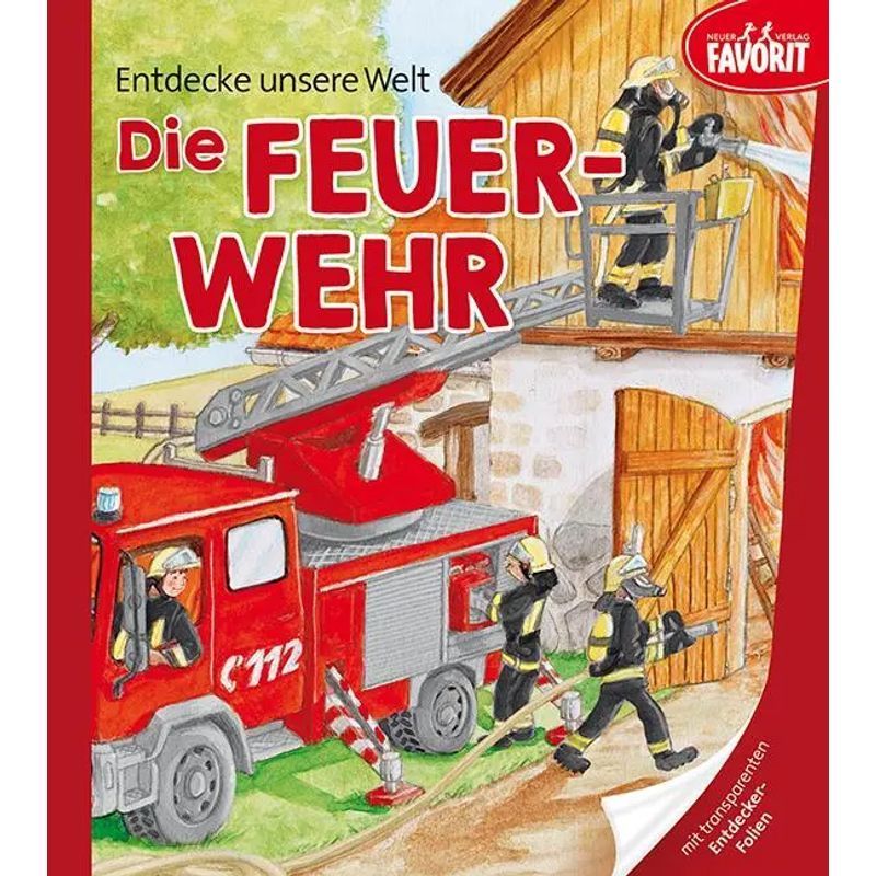 Image of Discover Our World: The Fire Department - Cardboard Book With 3 Additional Transparent Pages - Book - Spiral Binding - German - 2019 - Neuer Favorit Verlag - Ean 9783849460532