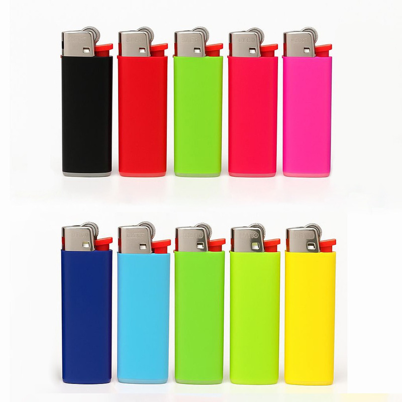 E-shop Feuerzeuge 10er Pack , nachfüllbar,bunte Farbmischung