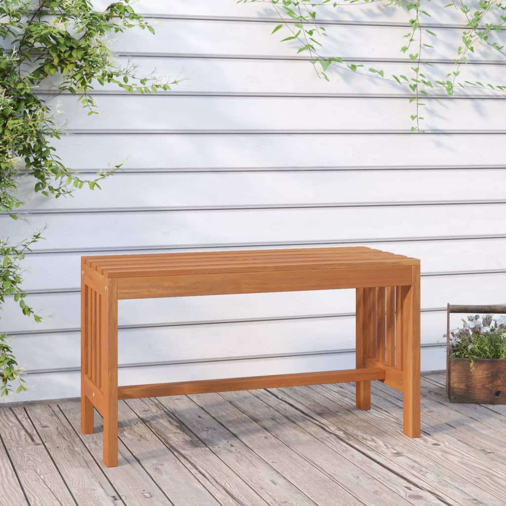 Vidaxl Garden Bench Wooden Bench Park Bench Solid Wood Eucalyptus