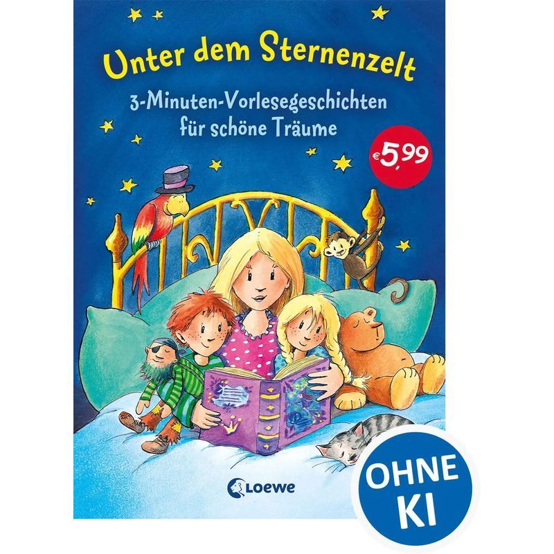Image of Under The Starry Sky - Book - 3-minute Bedtime Stories For Beautiful Dreams - Reading Books - 128 Pages - German - 2015 - Publishing House Gmbh - Ean 9783785581728