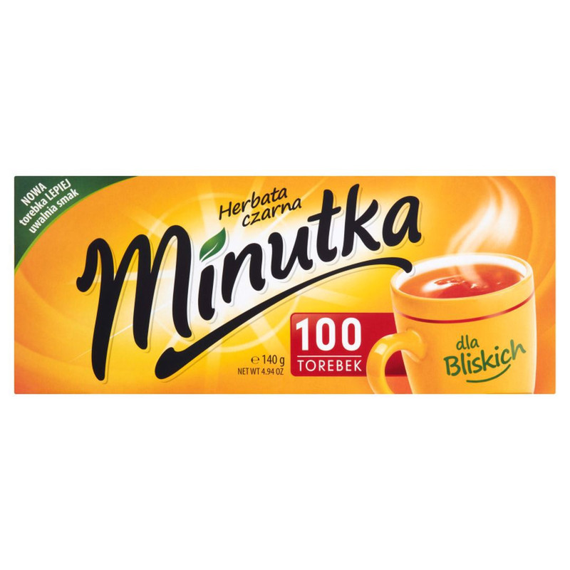 Minutka Black Tea 140 G (100 Tea Bags)