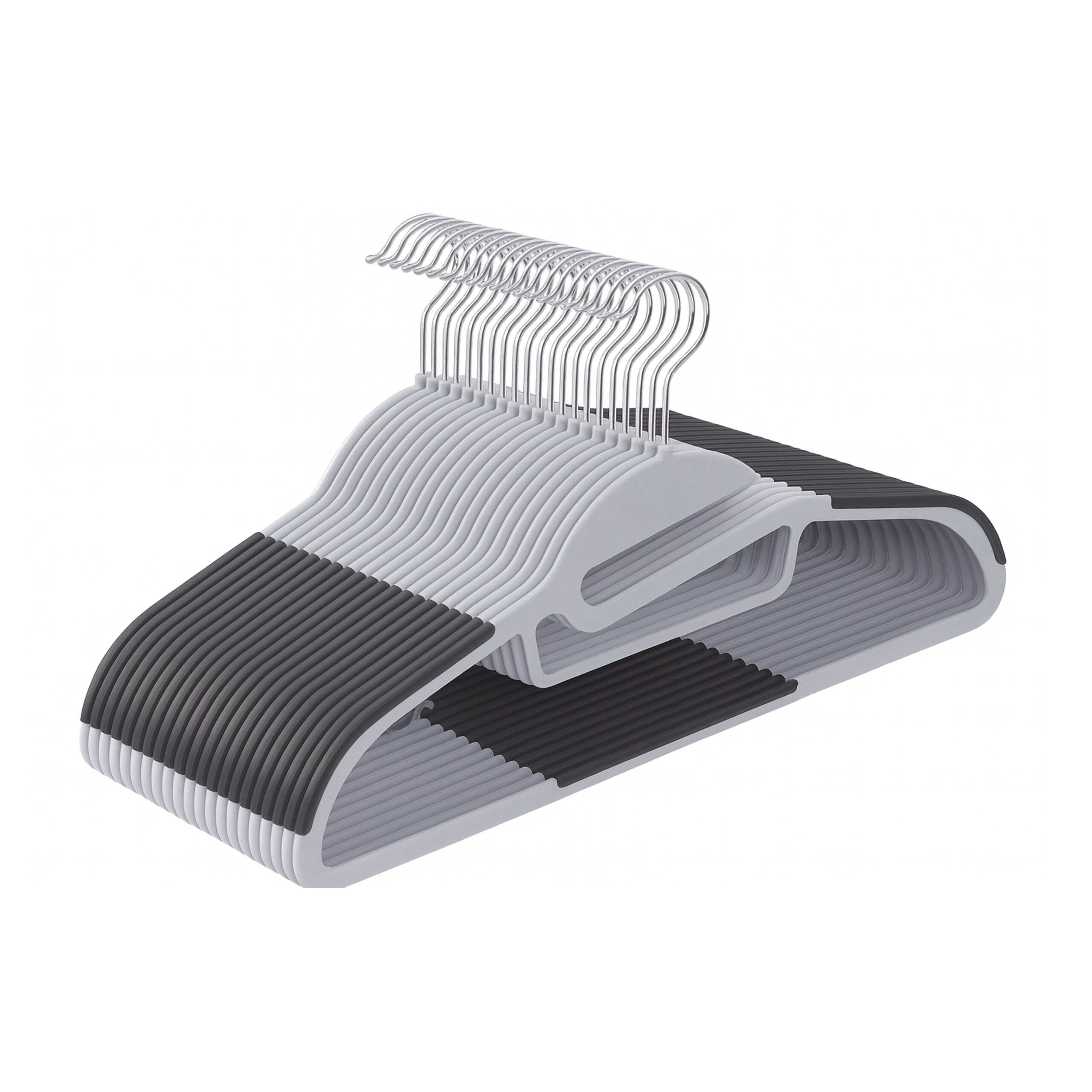 20 Grey Clothes Hangers