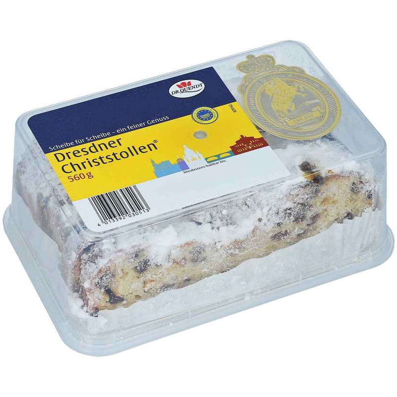 Image of Dr. Quendt Dresden Christmas Stollen Slices, 560g