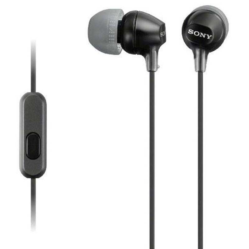 Căști In-Ear SONY MDR-EX15AP cu Microfon, Negru