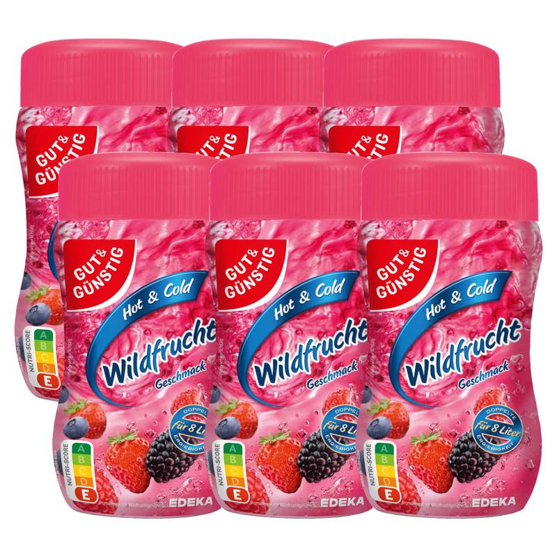 6x Good&cheap Wild Fruit Tea Drink Can 400g (6x400g)