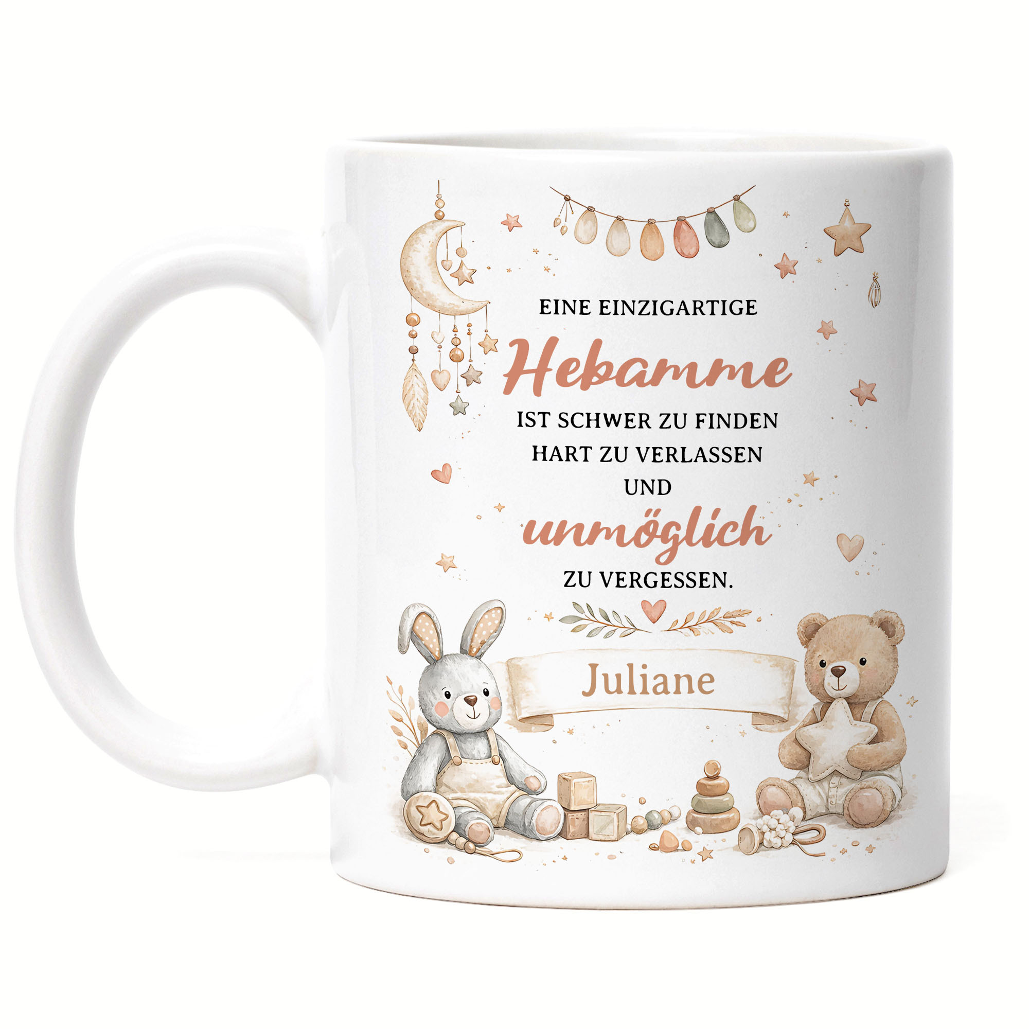 Personalized Midwife Mug With Custom Name, Thank You Obstetrician Gift For Retirement, Maternity Leave, For Colleague Mom, Coffee Mug - Orange Mug