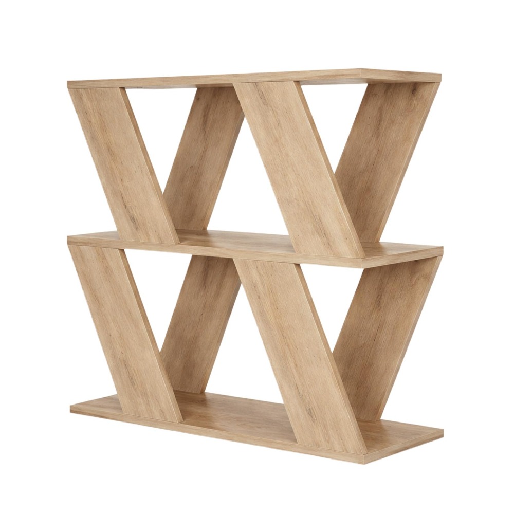 TEMU Narrow End Table With Storage Shelf Minimalist 2 Tier Side Table, Slim Sofa Table For Small Spaces, Easy Assembly