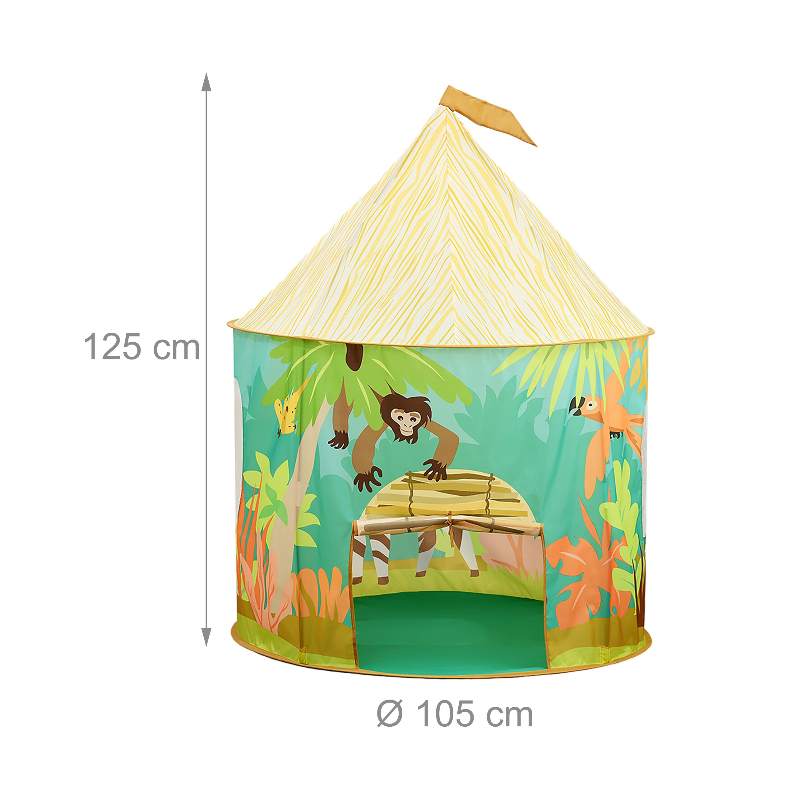 Jungle Play Tent in Multicolor, Fun Indoor Tent