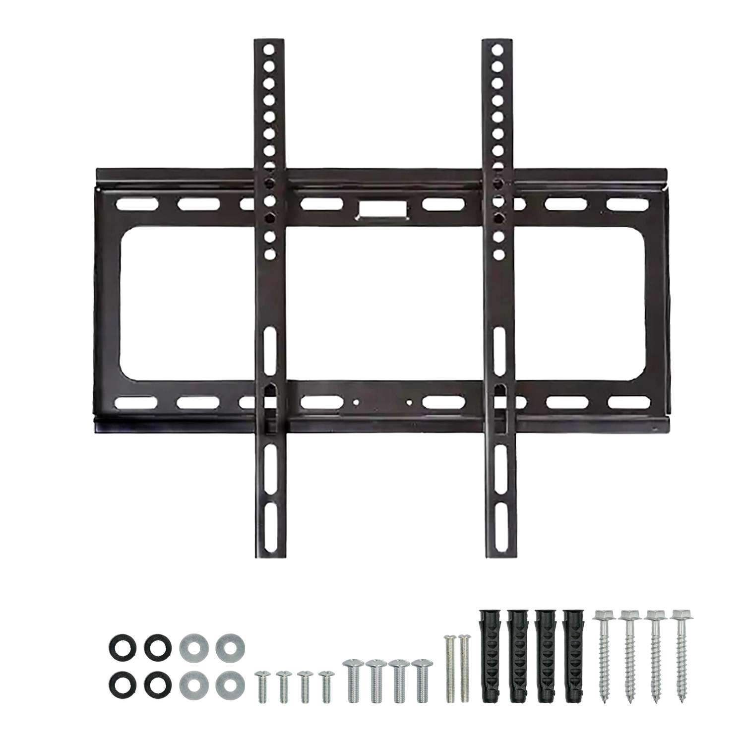 Image of Stainless Steel Tv Wall Mount - 46 X 42.7 X 2.3 Cm Size - Vesa 200 X 200 Mm To 400 X 400 Mm - Max. Load Capacity 50 Kg - Tv Bracket Fits Most 26 - 65 Inch Tvs
