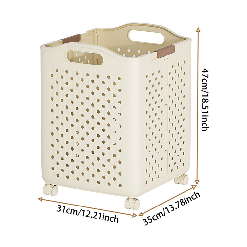 Foldable Heavy-Duty Plastic Storage Container with Large Capacity