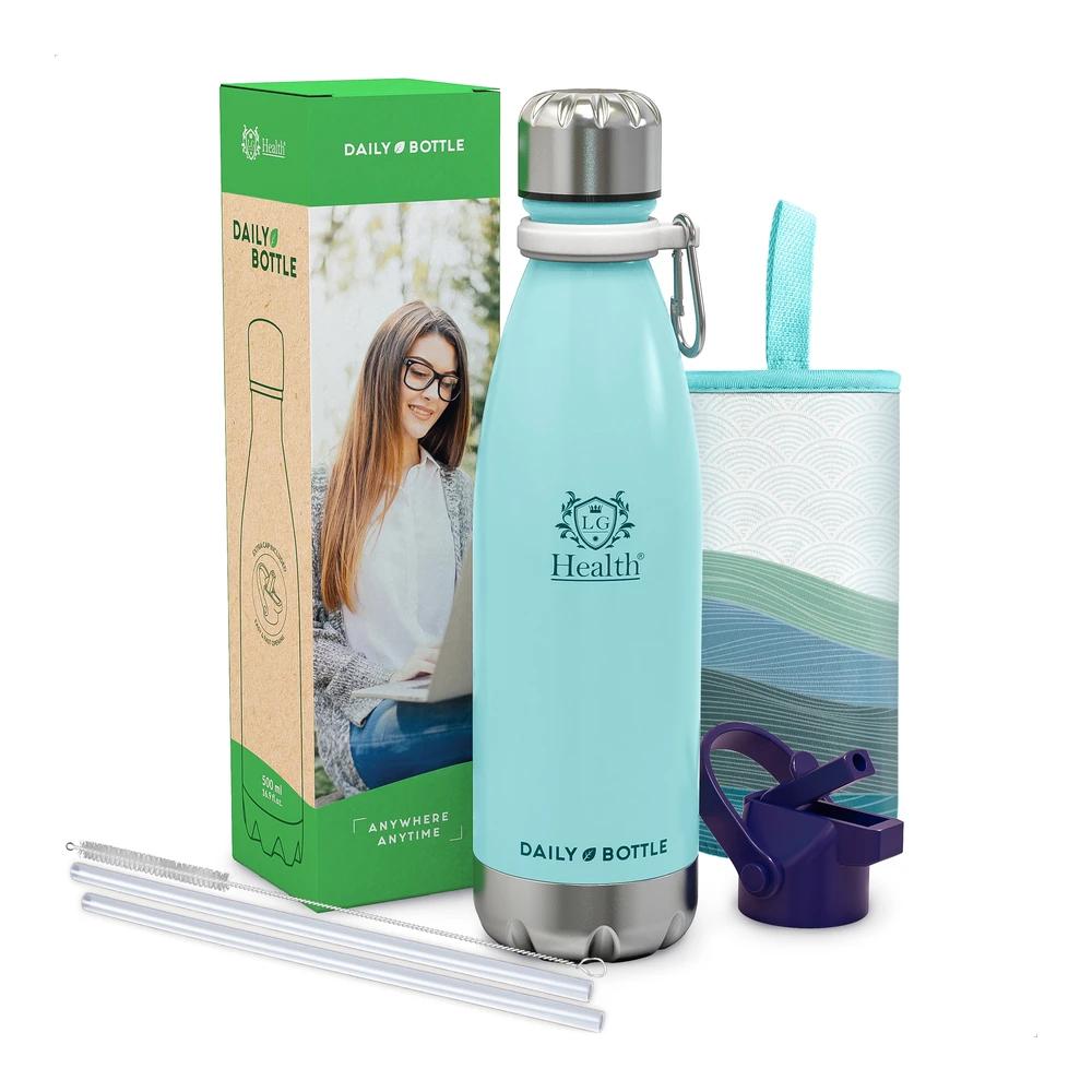 TEMU LG Luxury & Grace Botella de Agua Acero Inoxidable Daily - 500 ml