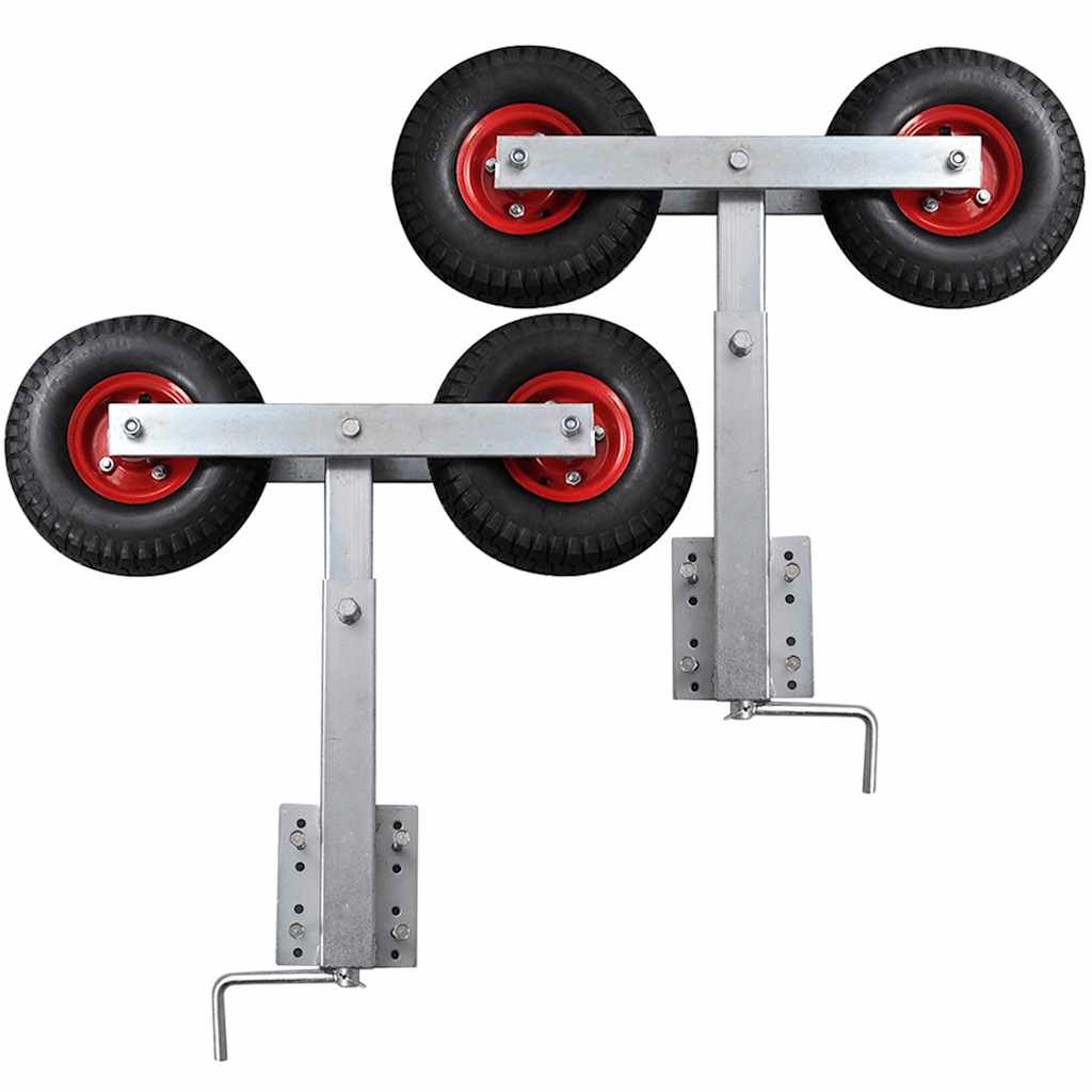 2x Swivel Bracket Boat Trailer Slip Rollers Slip Aid Pendulum Rollers