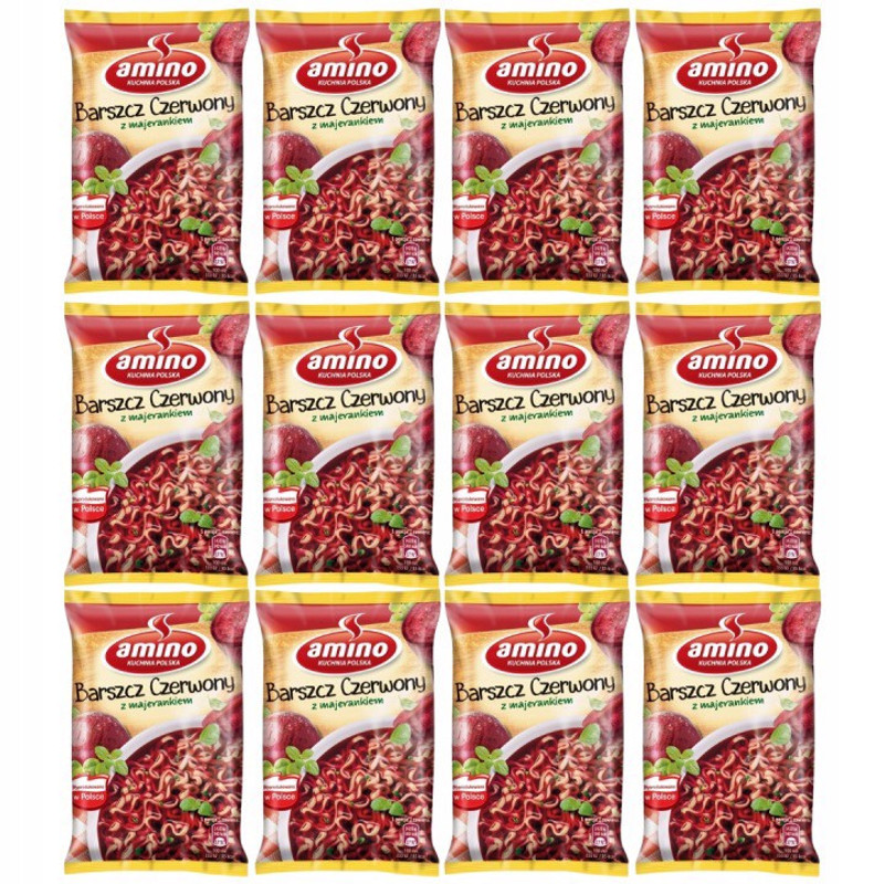 Instant Red Beetroot Soup With Marjoram 66g X 12pcs