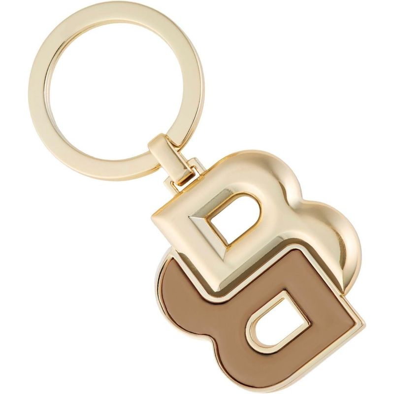 Key Ring Double B with Camel Color, Stylish Accessory for Daily Use