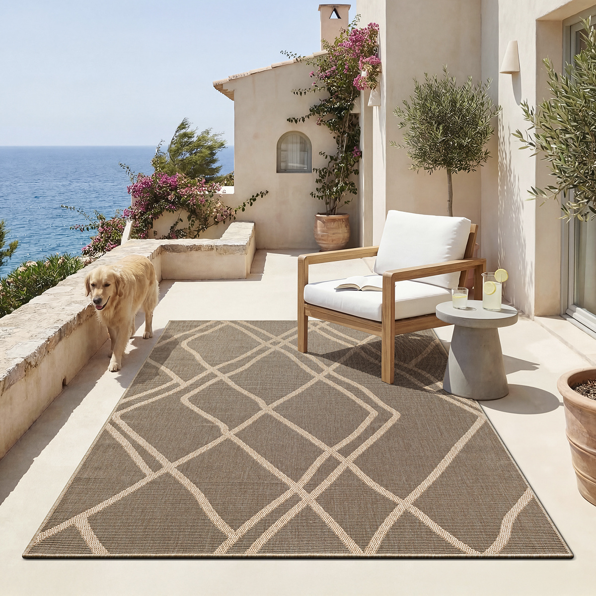 Carpet - Durable Outdoor Rug, Modern, Weatherproof & Uv-resistant
