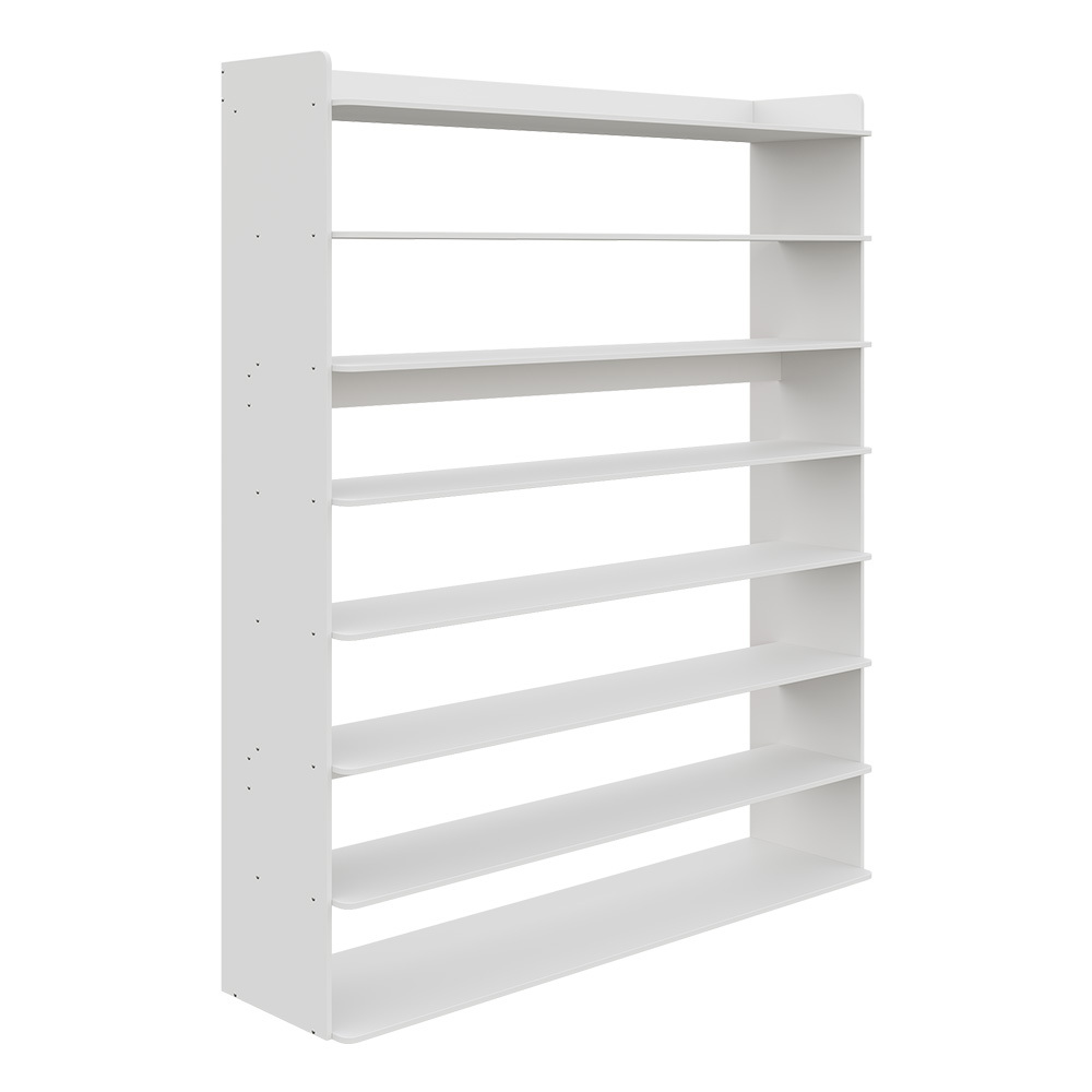 TEMU 8 Tier Shoe Rack Stand, Minimalistic , Wooden Sturdy Shoe Storage Shelf Organiser, Free Standing Shoe Holder Footwear Cabinet, Large Capacity