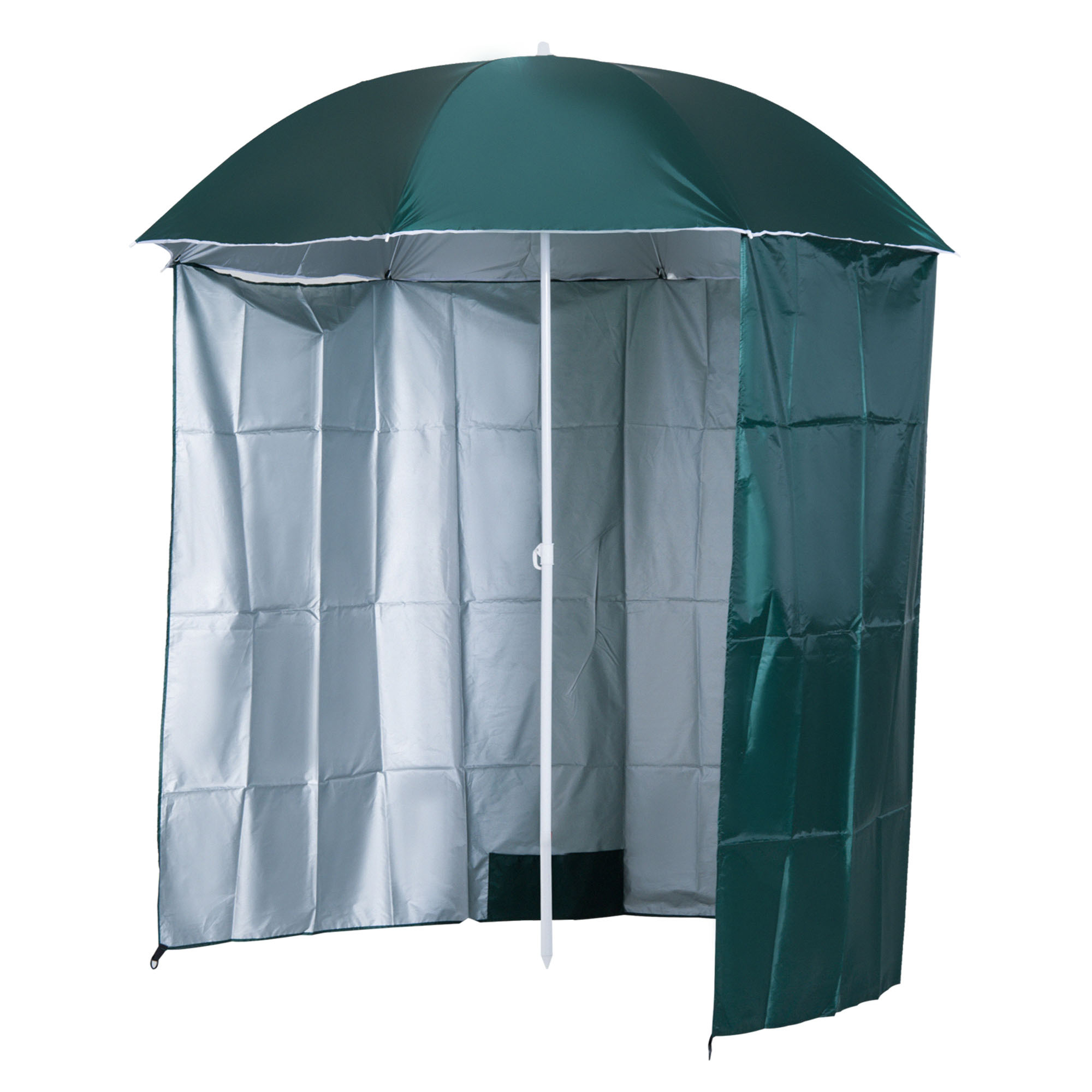 E-shop Sonnenmarkise für Strand, Ø 8,66 x 8,66 Zoll (22 x 8,7 Zoll), UPF-Schutz, mit Tragetasche, Sandanker und Neigungsmechanismus,