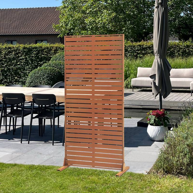 Image of Partition Wall 'nodepp Corten Steel Rust'