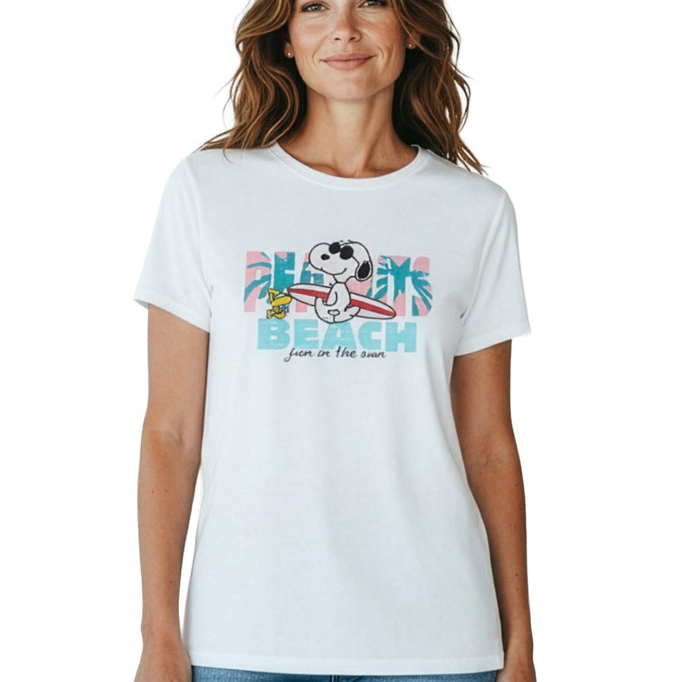 The Snoopy T-shirt For Women - Top For Women White