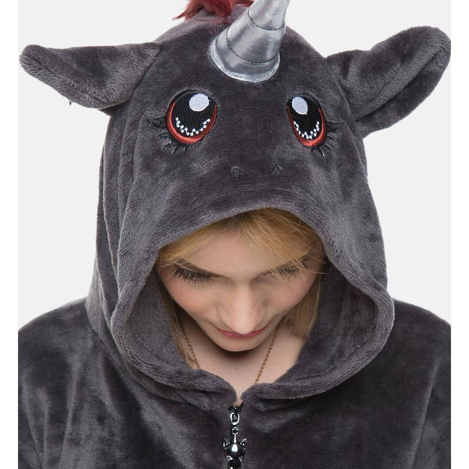 Image of Costume For Women, Men, Adults - Carnival, Mardi Gras, Halloween Onesie, Full-body Jumpsuit, , Plush Animal Costume