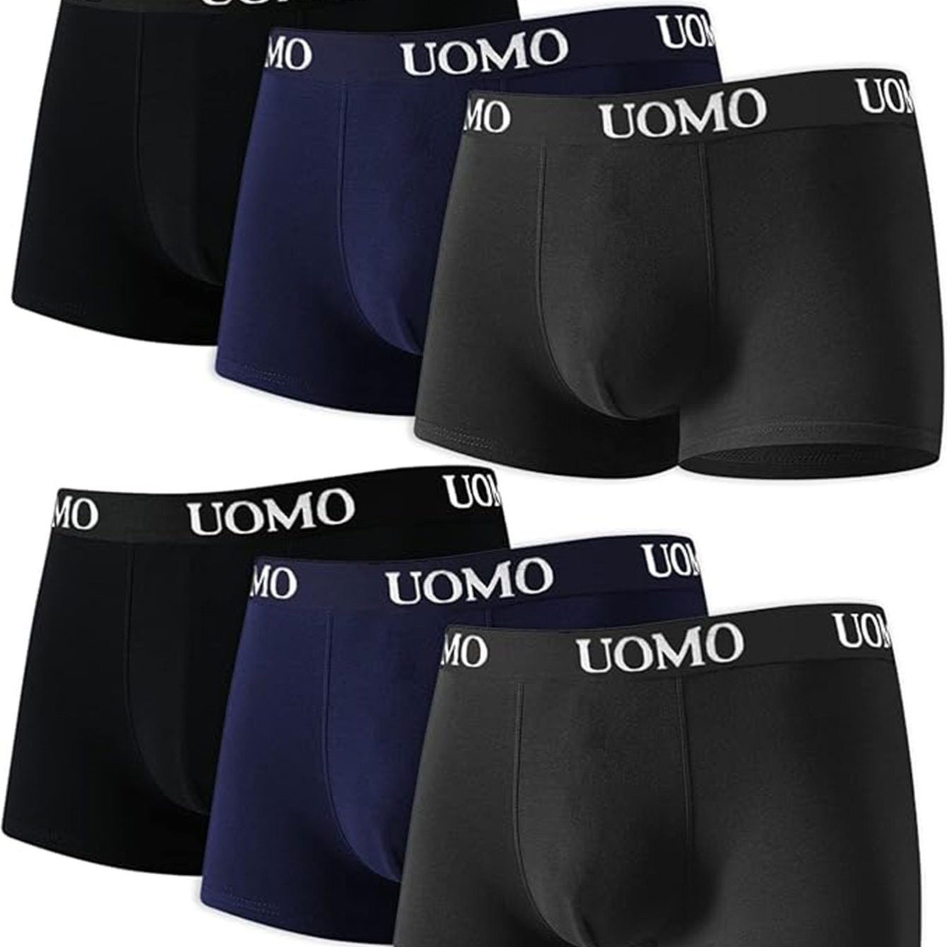 

Men's Polygon Boxer Shorts6-piece Pack In Assorted Colorscomfortablehigh Elasticitysimple And Practicallinen Int