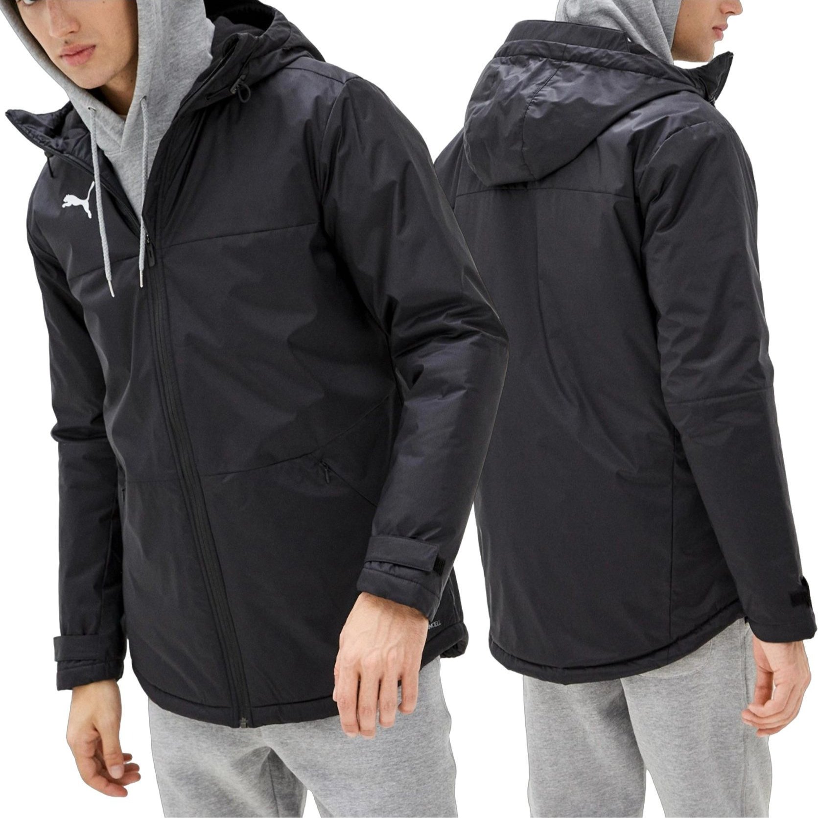 Men's Fleece-lined Parka Jacket With Hood, Model 656496 03