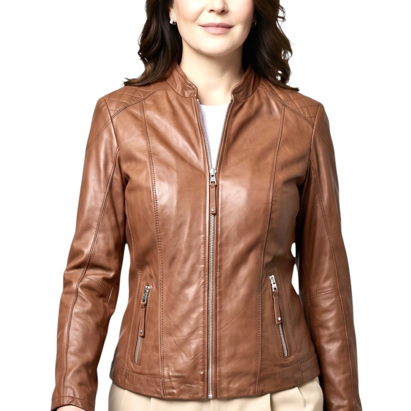 Women's Leather Jacket Adéle (lambskin)