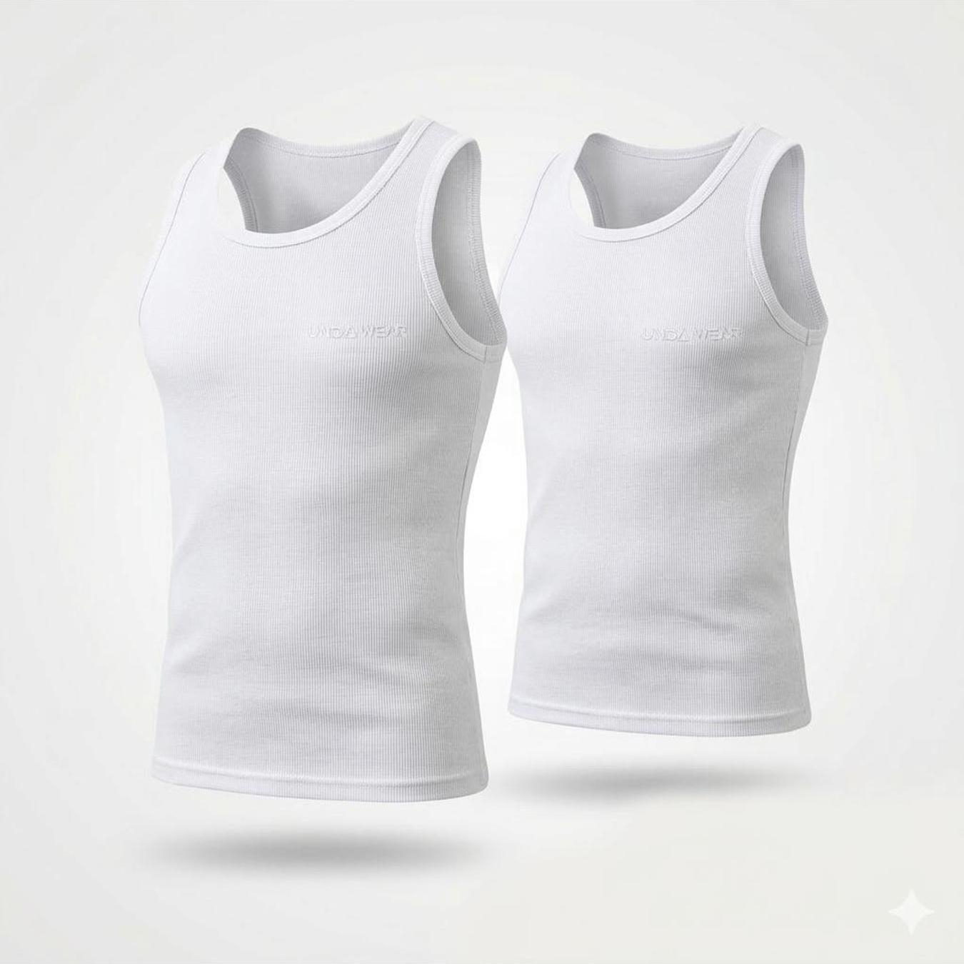 Image of Men's Tank Tops | 100% | White