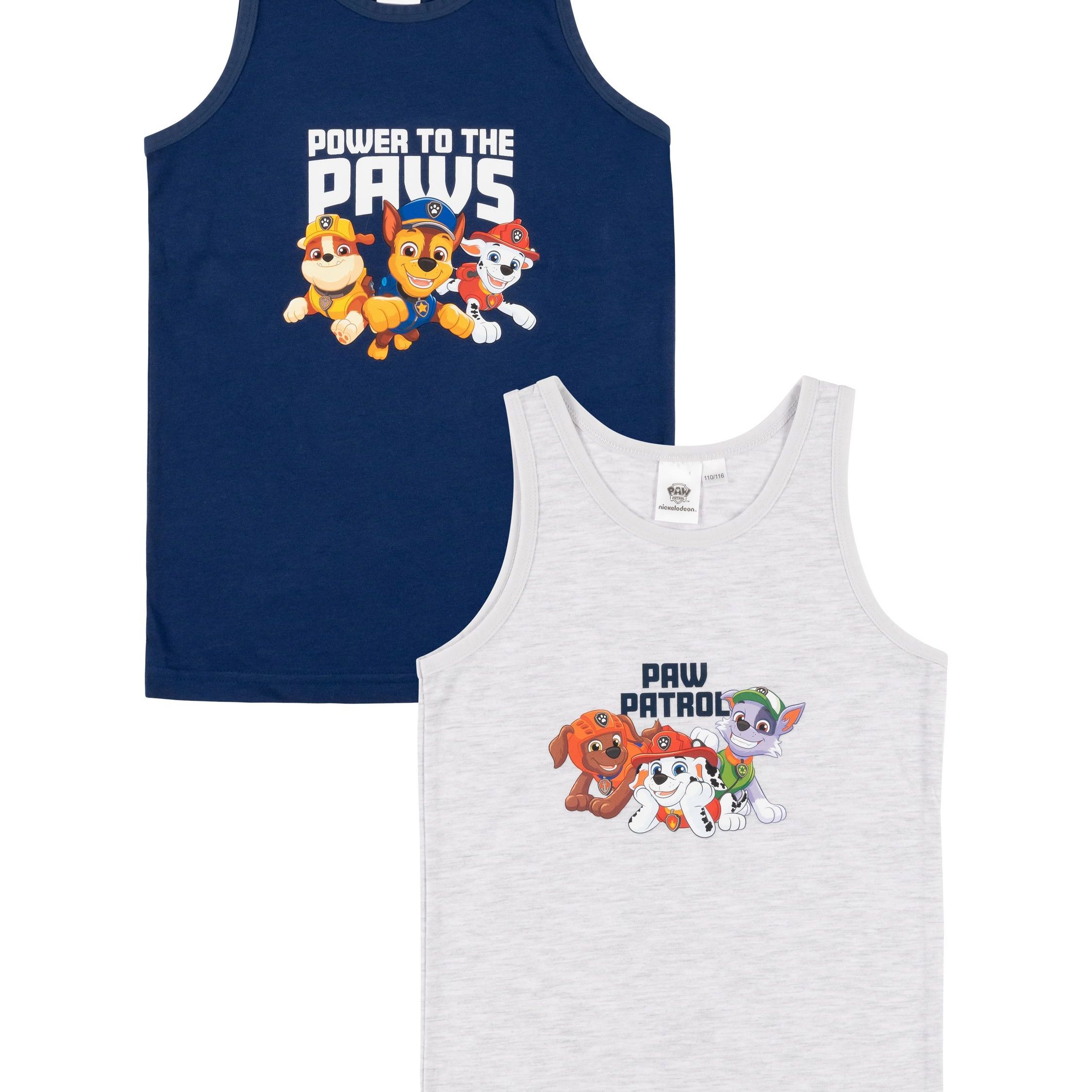 Tank Top For Boys - Kids Tank Top Shirt Underwear Blue/gray (2-pack)