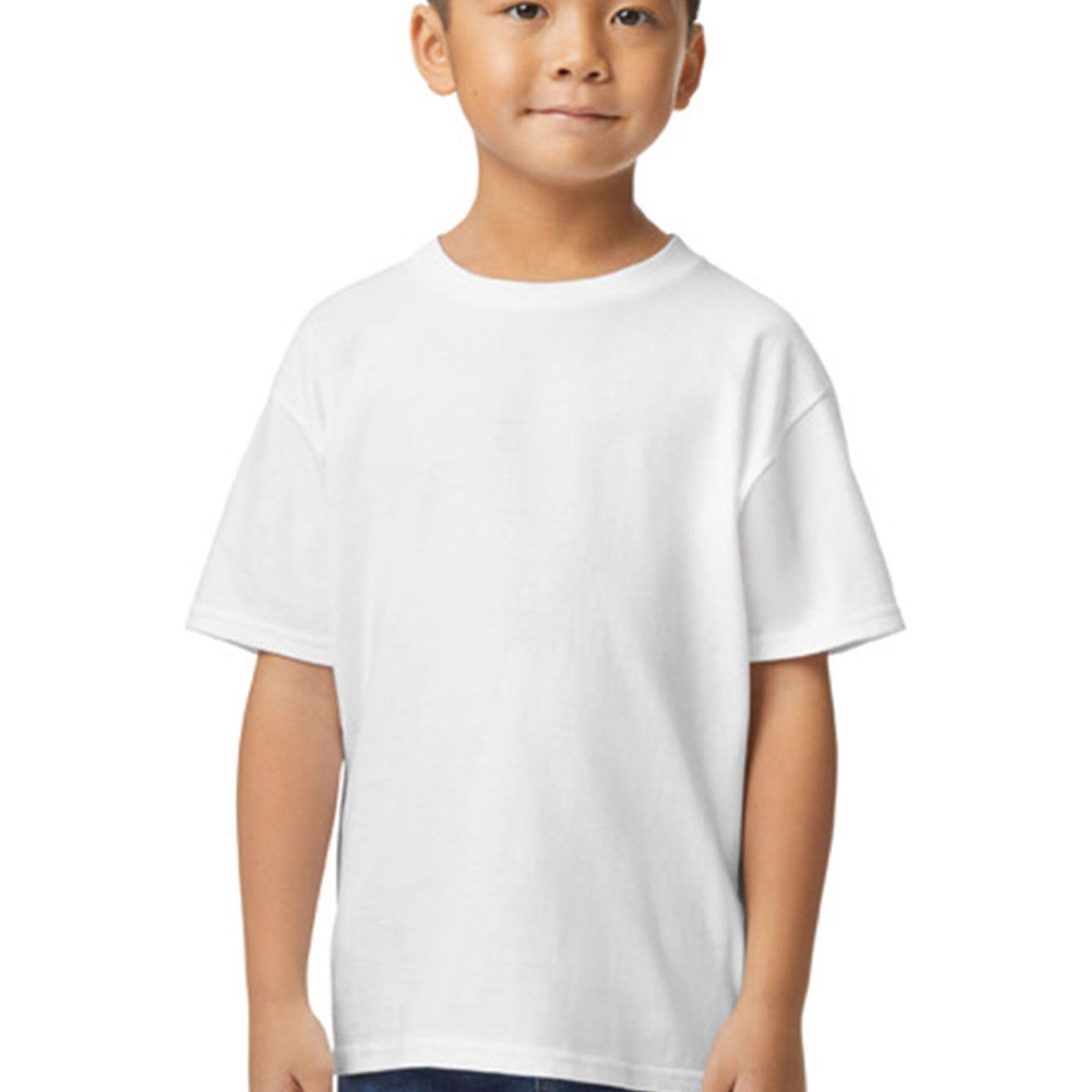TEMU Gildan Childrens/kids Plain Midweight T-shirt