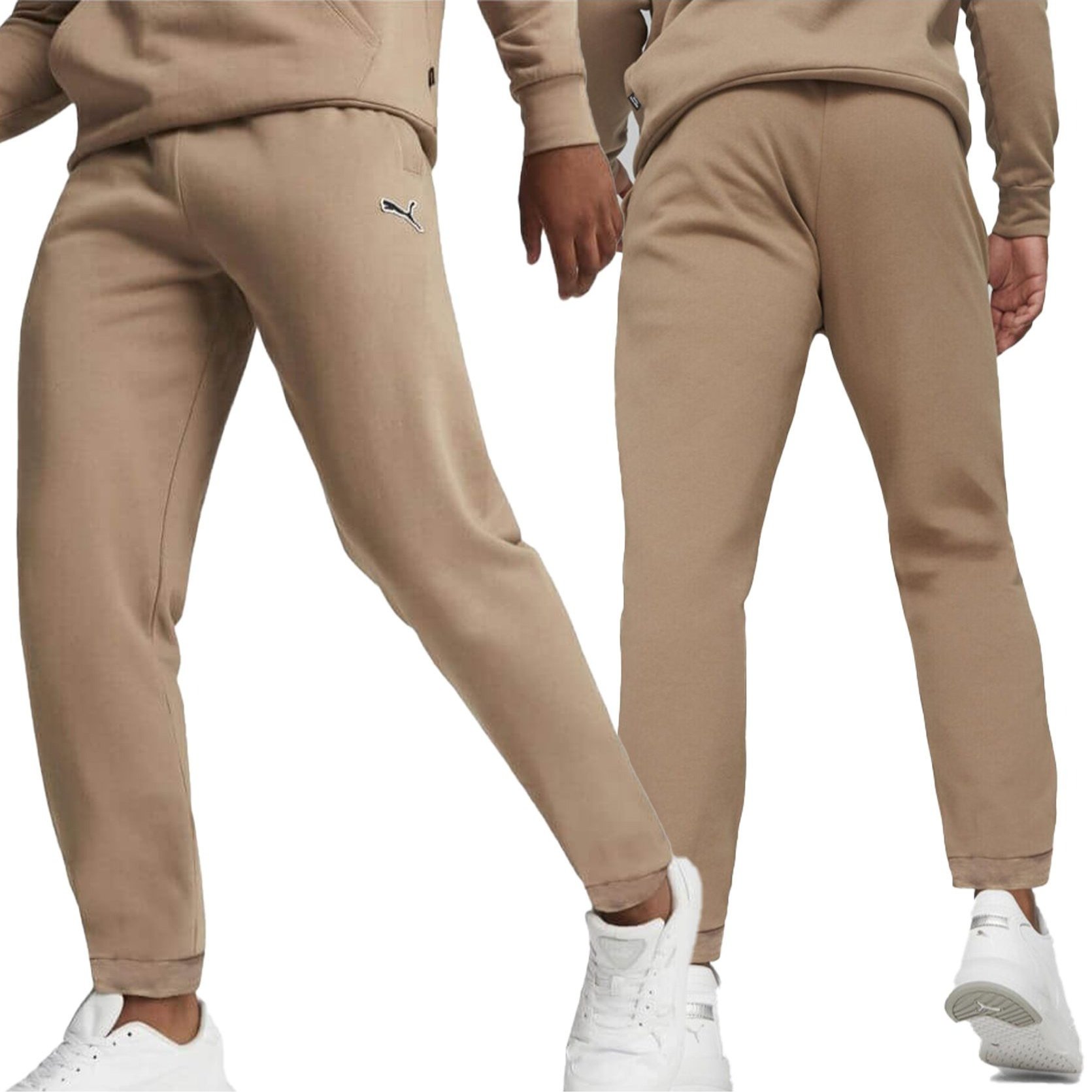 Men's Beige Jogging Sweatpants With Pockets 676816 85